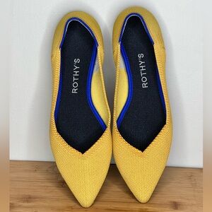 Rothy’s Yellow Flats 8